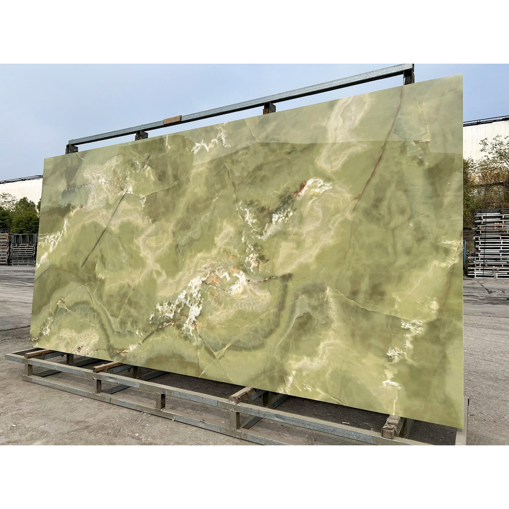 Factory Hot-selling Green Marble Sintered stone Table 1600*3200 Interior Wall Floor Sintered stone