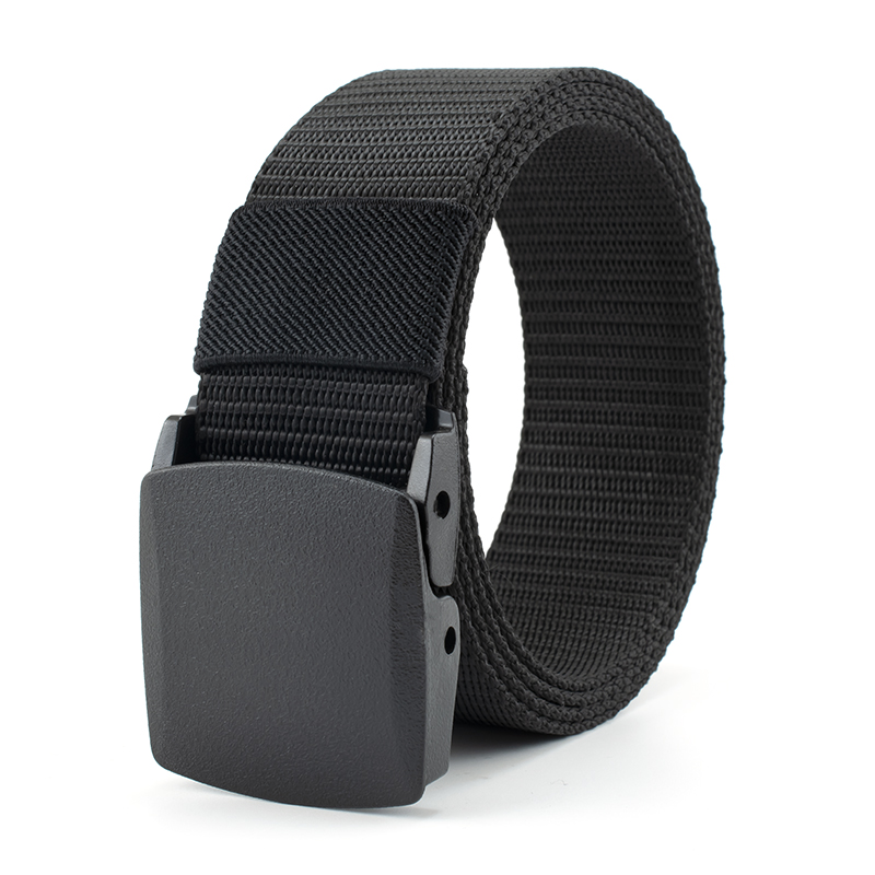 Outdoor Custom Strap Plastic Buckle Waist Belt Men Canvas Fabric Nylon Tactical Belts for women