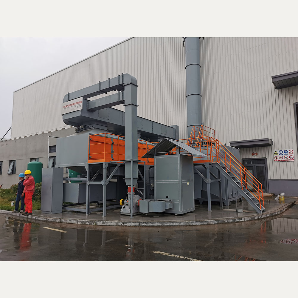 customized high efficiency CO equipment catalytic oxidizer for for plastic factory VOCs disposal
