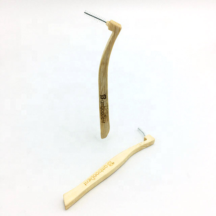 Latest research and development portable no plastic bamboo interdental brush