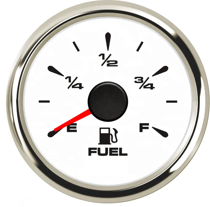 Eight Colors Backlight Fuel Level Indicator Gauge Meter For Oil Tank 0-190ohm/240-33ohm 12V/24V