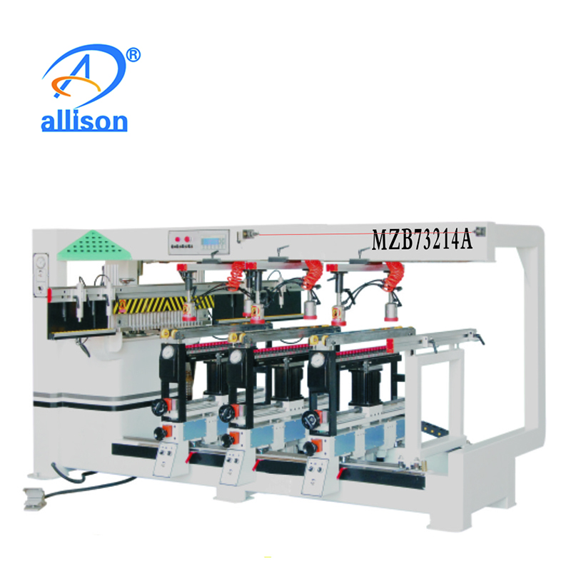Woodworking Four-row multi-axis Automatic feeding woodworking drilling machine