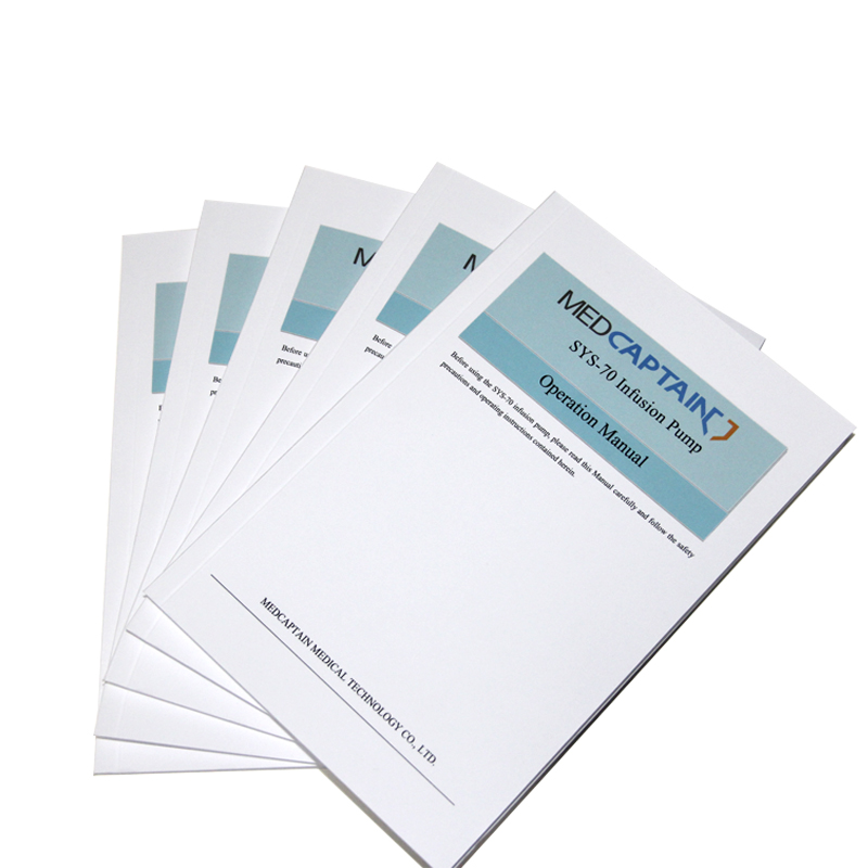 Wholesale Custom Product User Printed Fold Catalogue Guide Instruction Manual For Product