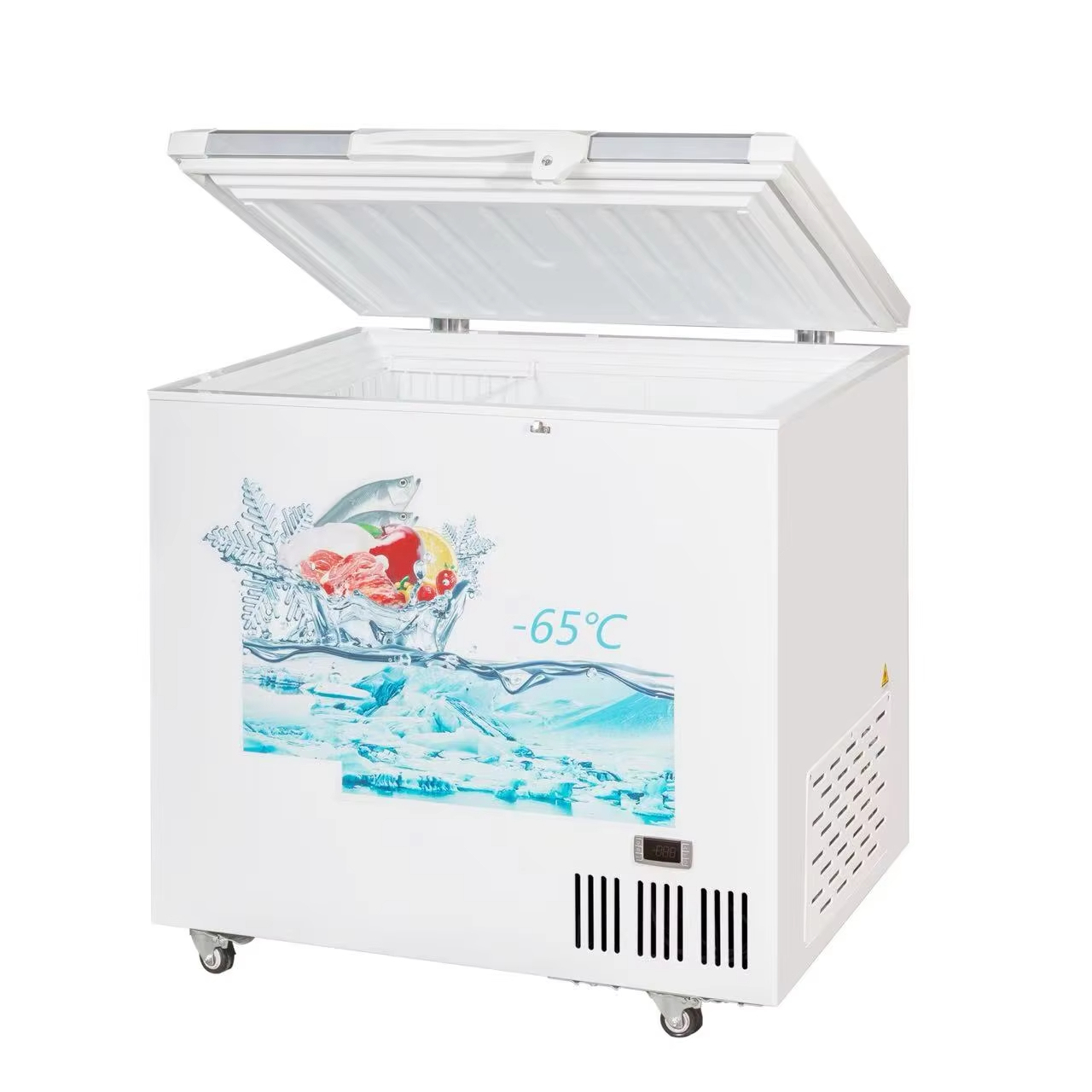 Xiangming Commercial Direct Fast Freezer Low-Temperature Horizontal and Chest Freezer High Efficiency Refrigeration Equipment