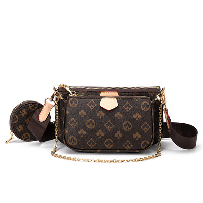 Donkey home with mahjong bag Chao brand women's fashion 3 in 1 presbyopia shoulder bag joker chain cross bag