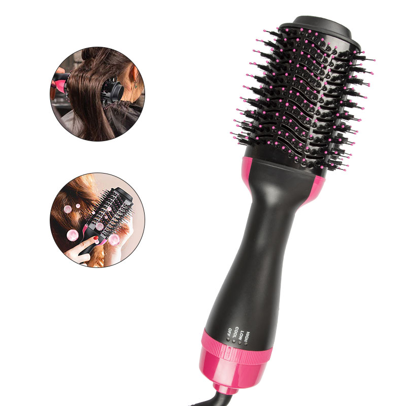 Factory price Manufacturer supply amazon Round Rotating Volumizer Styler hot Air One Step hair brush blow dryer