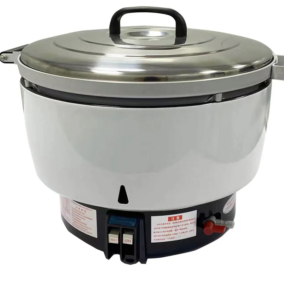 10L simple operation Large Capacity CommercialGas Rice Cooker With Liquefied gas Natural gas Pipeline gas Biogas