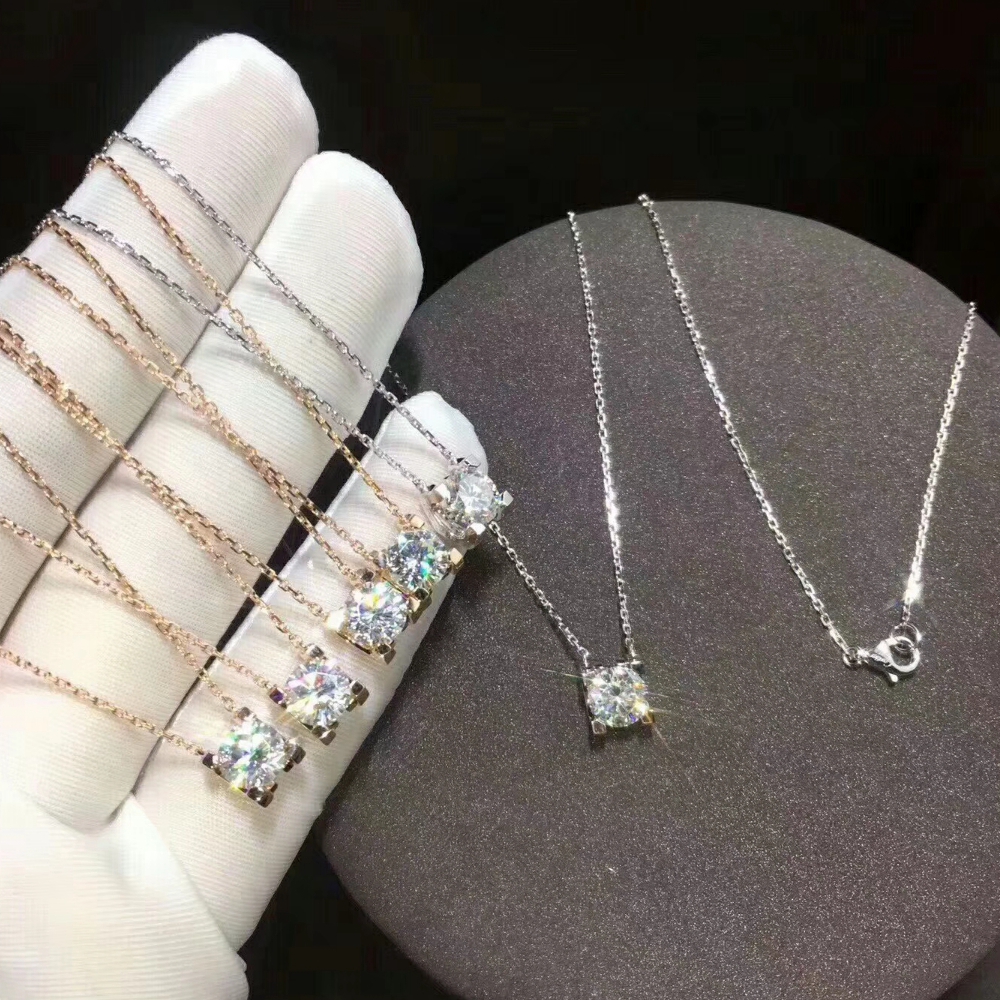 2021 модный стиль 925 щепки Муассанит кулон 0.5ct основной бриллиантами оптовая продажа с фабрики Муассанит ювелирных изделий