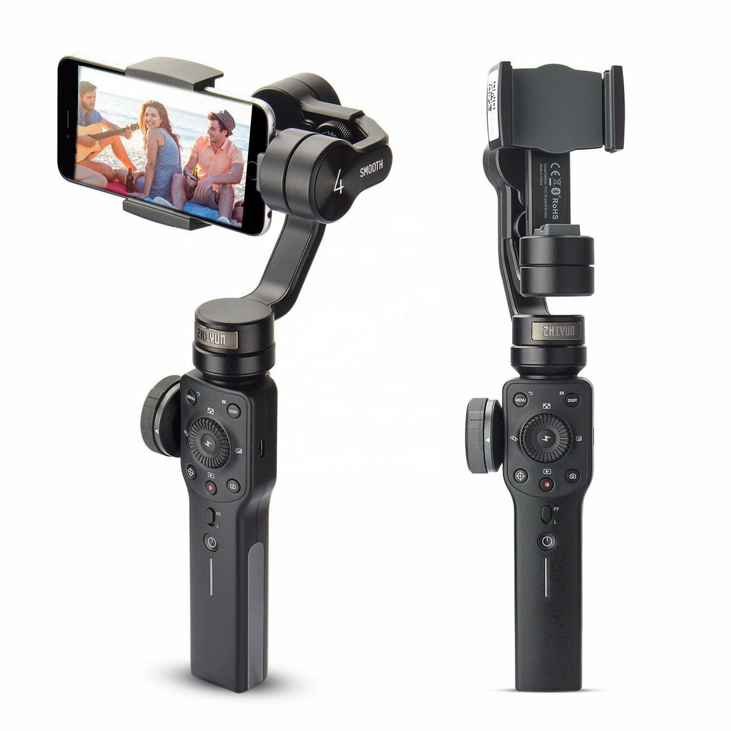 Zhiyun Smooth 4 3-осевой ручной шарнирный стабилизатор для камеры GoPro w/фокус Pull & Zoom для смартфона на базе IOS и Android