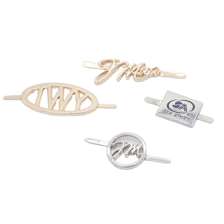 Wholesale Handbag Engraved Custom Brand Metal Logo Name Label Tag for bag metal tag