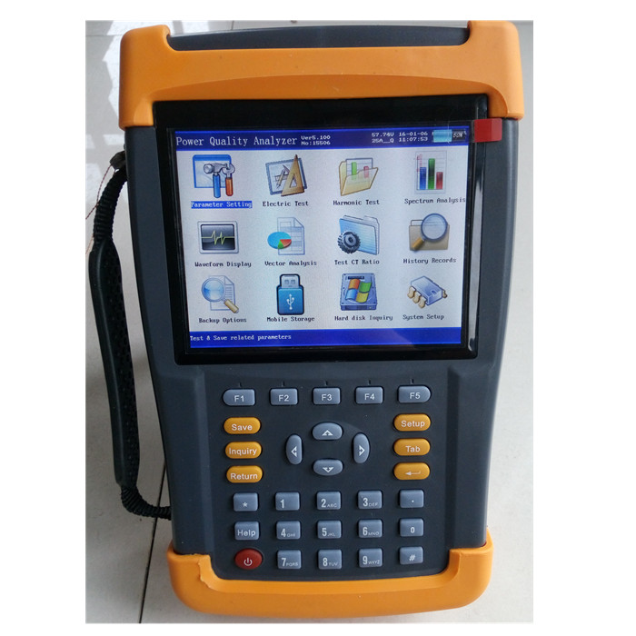 Digital Three Phase Electrical Safety Comprehensive Three phase power quality analyzer energy analyzer