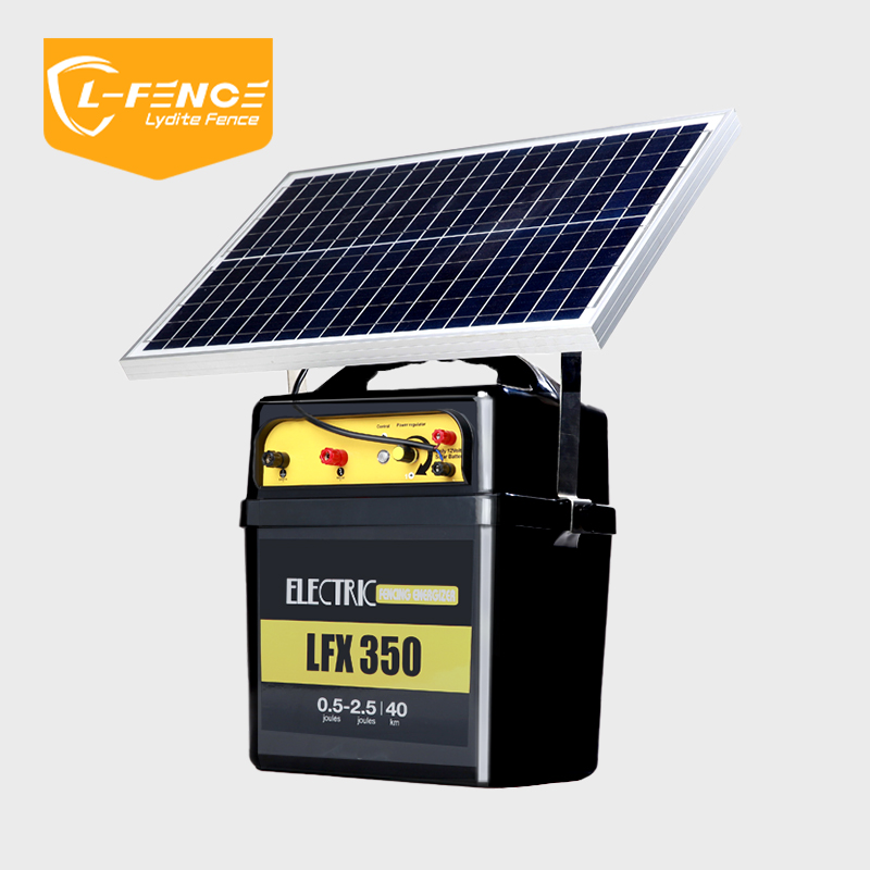 Lydite OEM солнечной энергии изгороди 40 км Портативный 12v электрический забор energizer для крупного рогатого скота