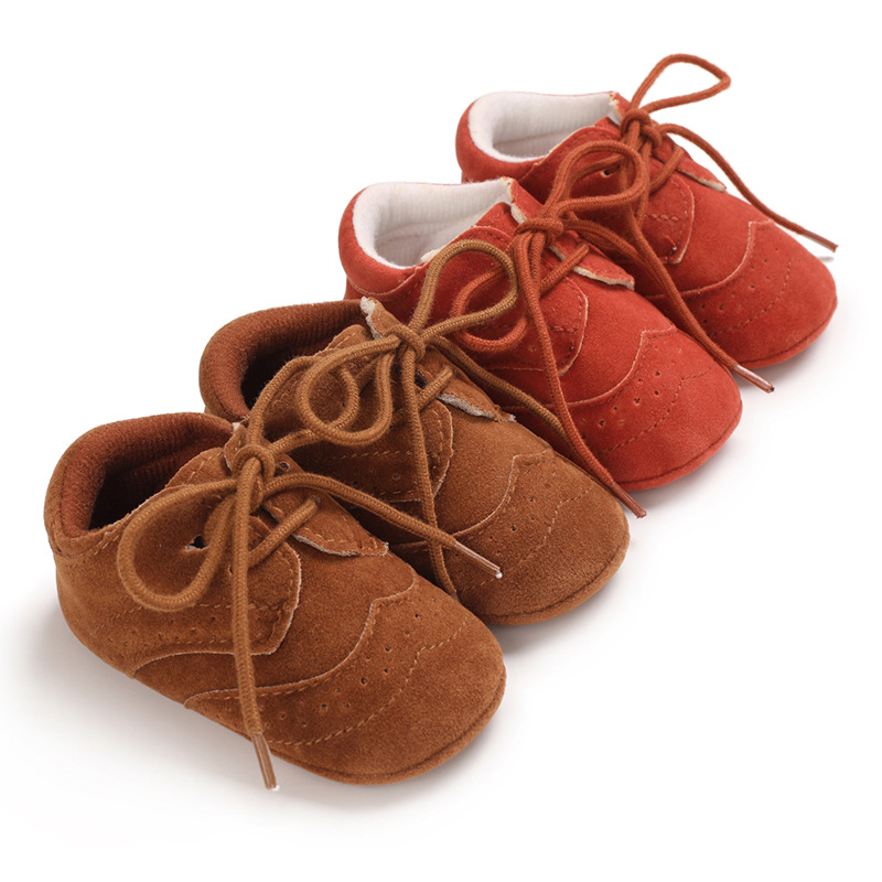 Vintage Baby Boy Shoes PU Leather Toddler Infant Loafers Shoes Autumn Newborn Baby Casual Shoes Cotton Soft Sole Baby Moccasins