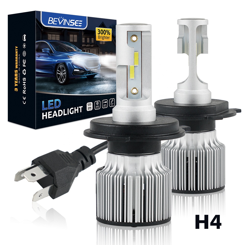 Bevinsee 7124-F31C Super Brightness Car Light Bulb Lamp 6000Lm 50W 9005 9006 H4 H7 H11 Led Light Car Led Headlight