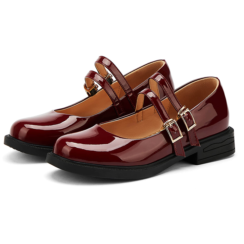 Children's shoes autumn new black round toe casual small leather shoes low heel soft sole casual shoes