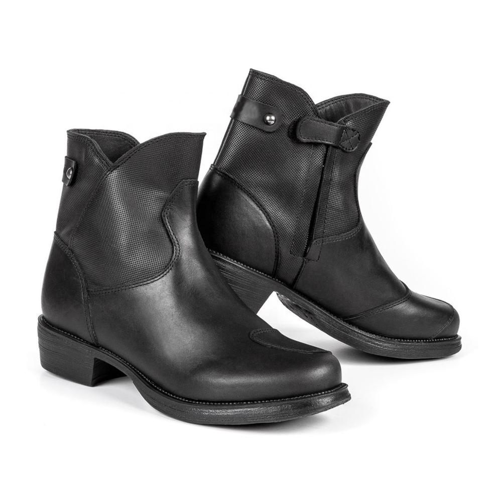 Women's-Shoe Breathable Fashion-Round Autumn Women's Boots Solid-Color Genuine Cowhide Leather Boot Comfortable-Ankle Boots