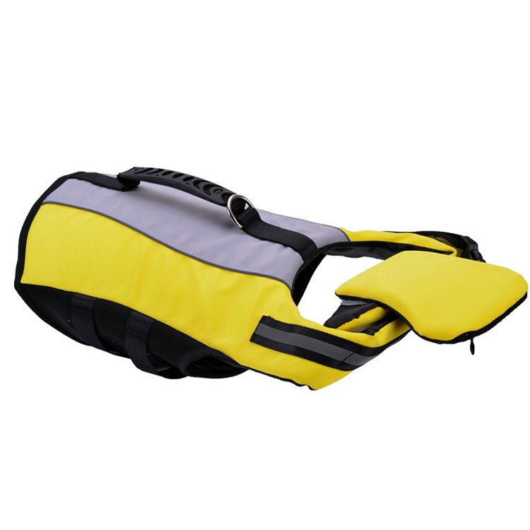 Waterproof Insulated Thermal Custom Sublimation Printed Reflective Swimming Safety Neoprene Pet Dog Life Jacket Vest