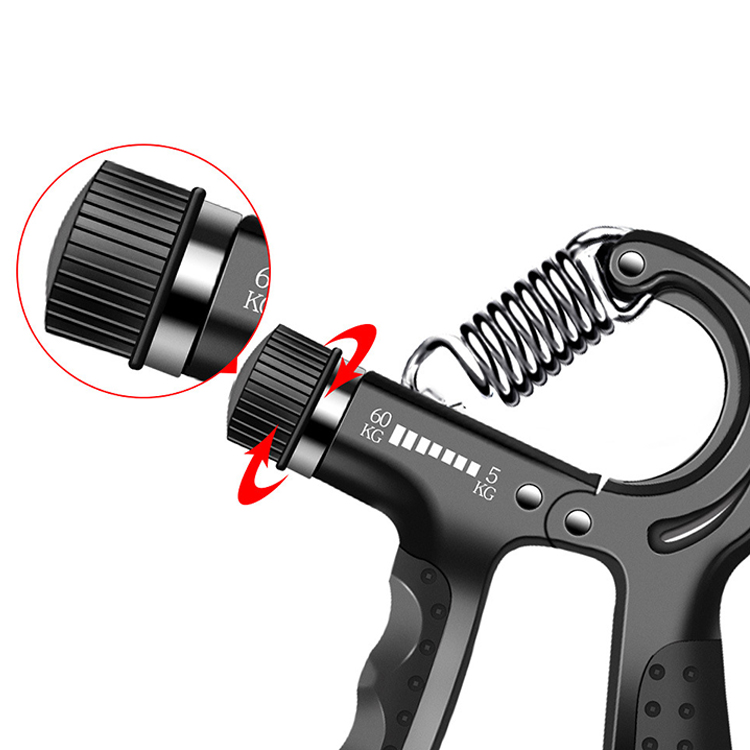 R-Shape Adjustable Countable Hand Grip Strength Exercise for men
