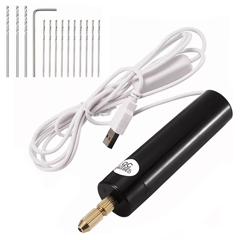 Новая мини-электрическая ручная дрель с USB 5 В 2А, источник питания по заводской цене