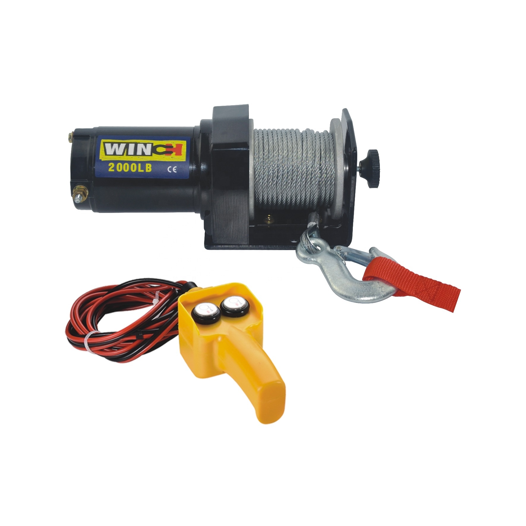 2000lb Electric Winch 12V P2000-1 P2000-1A P2000-1B P2000-1C for ATV and UTV