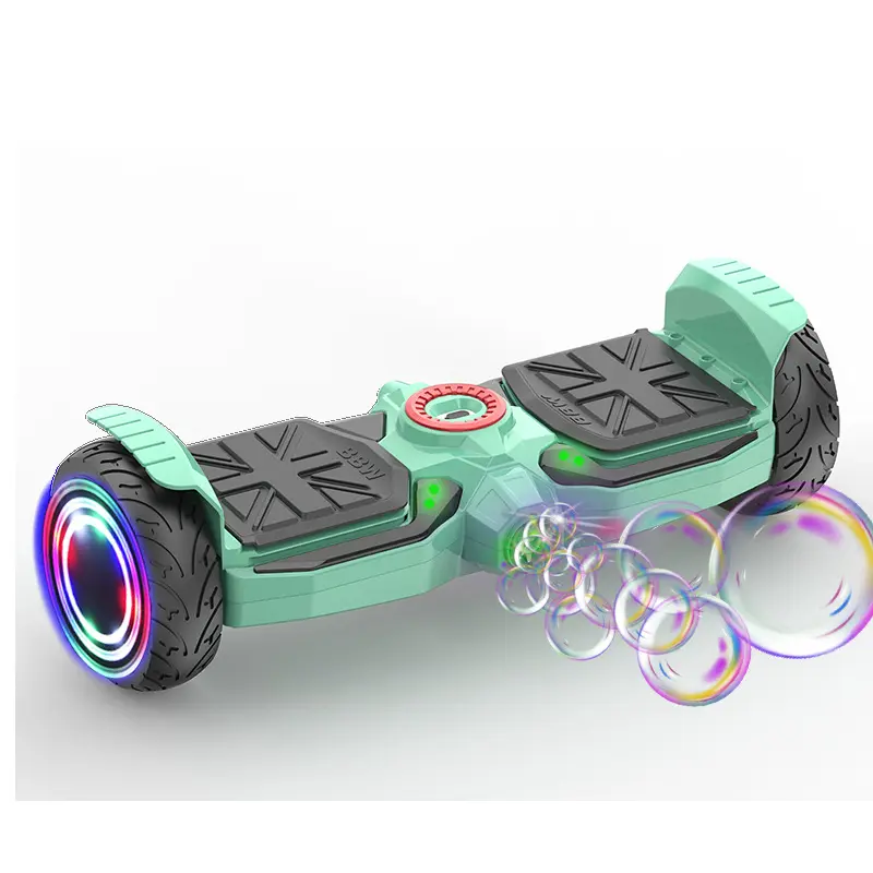 Kids' 8inch Smart Self Balancing Electric Scooter Adults Children Off Road Wheel Auto Balance Scooter With Led And Bubble