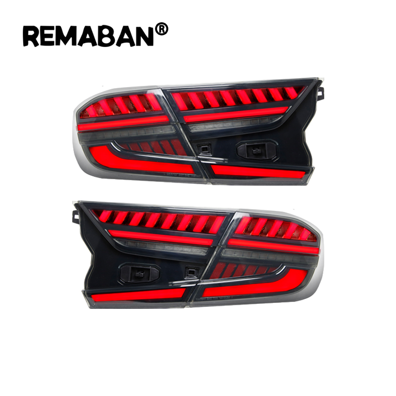 Wholesales 10th Taillights With Sequential LED Tail Rear Lamps Lights 2017 2018 2019 For Accord