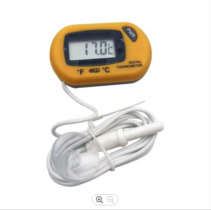 Aquarium Accessories Thermometer Waterproof Fish Tank Electronic Thermometer With Probe
