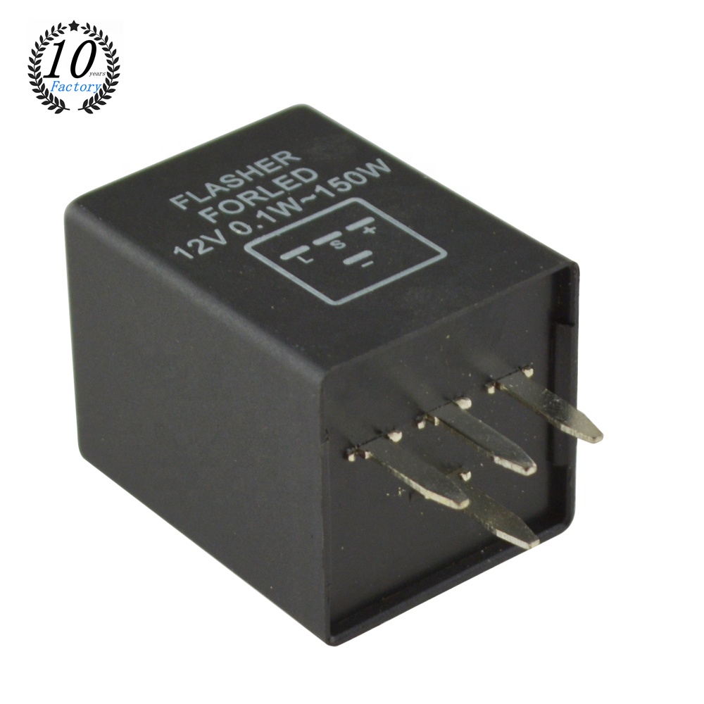Skyearth DC 12V 4PIN Авто СВЕТОДИОДНАЯ мигалка реле мигалкой исправить светодиодный указатель поворота 4P Светодиодный проблесковый маячок