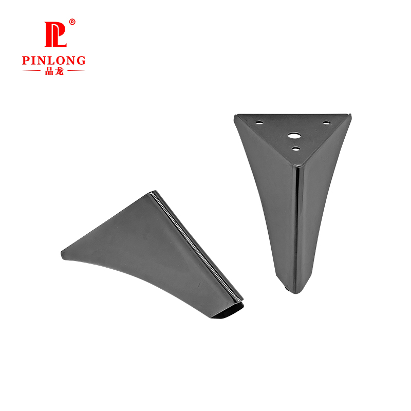 Pinlong Factory Custom Furniture Hardware Accessories Metal Plating Polishing Sofa Legs Side Cabinet Legs