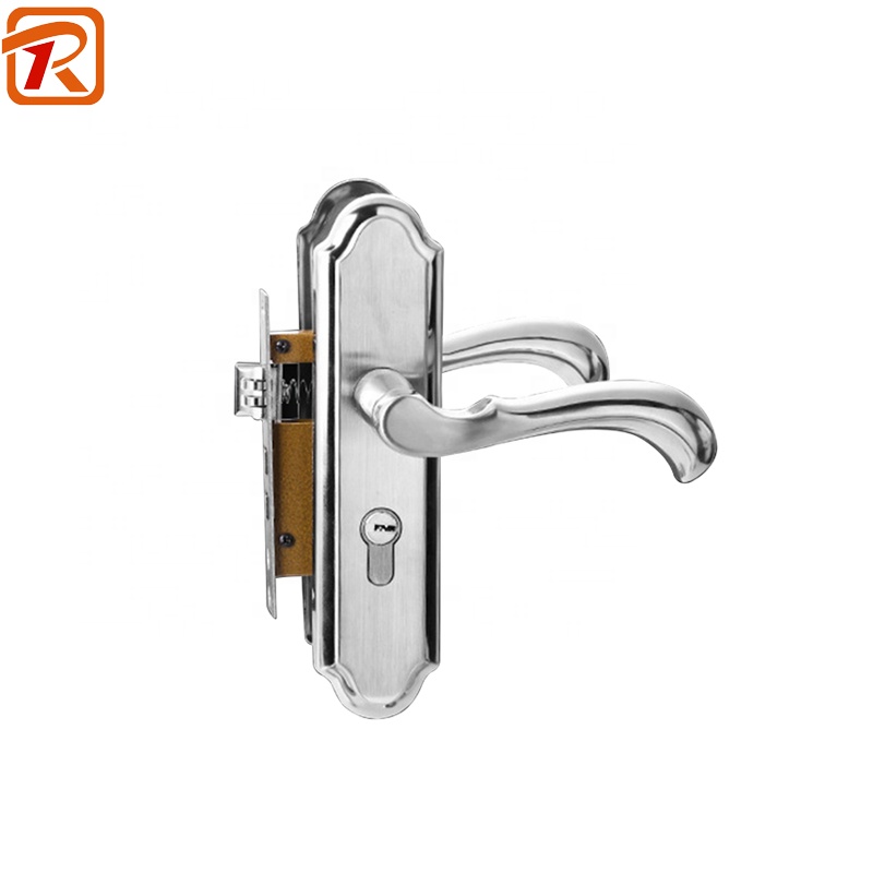 Full Set Safe Lock Stainless Steel Privacy Door Sliding Aluminium Door Window Handle Lock