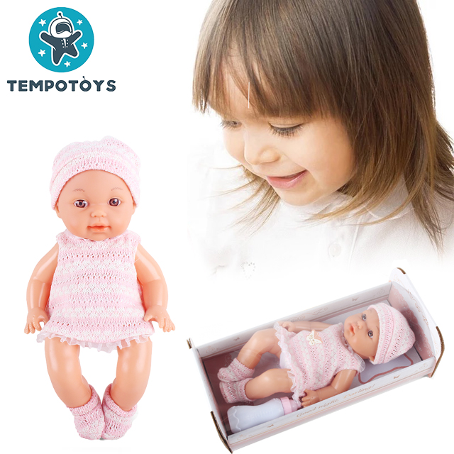 2021 Tempo Juguete New Born Dolls 12 Inch Vinyl Baby Doll Toy