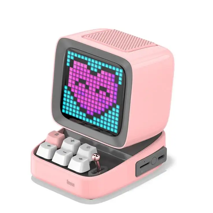 Divoom Ditoo Retro Pixel Art BT Portable Speaker Alarm Clock DIY 16X16 LED Display Board Gift Home Light Decoration