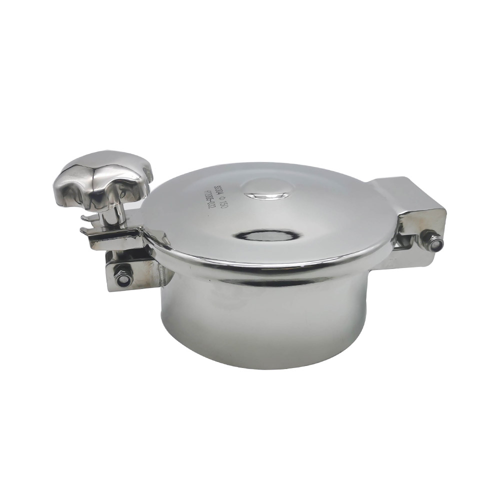 Sanitary Stainless Steel Round Manhole Cover without pressure