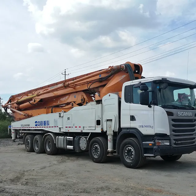 China Good Price Used Diesel Zoomlion Concrete Boom Pumps Truck For Sale