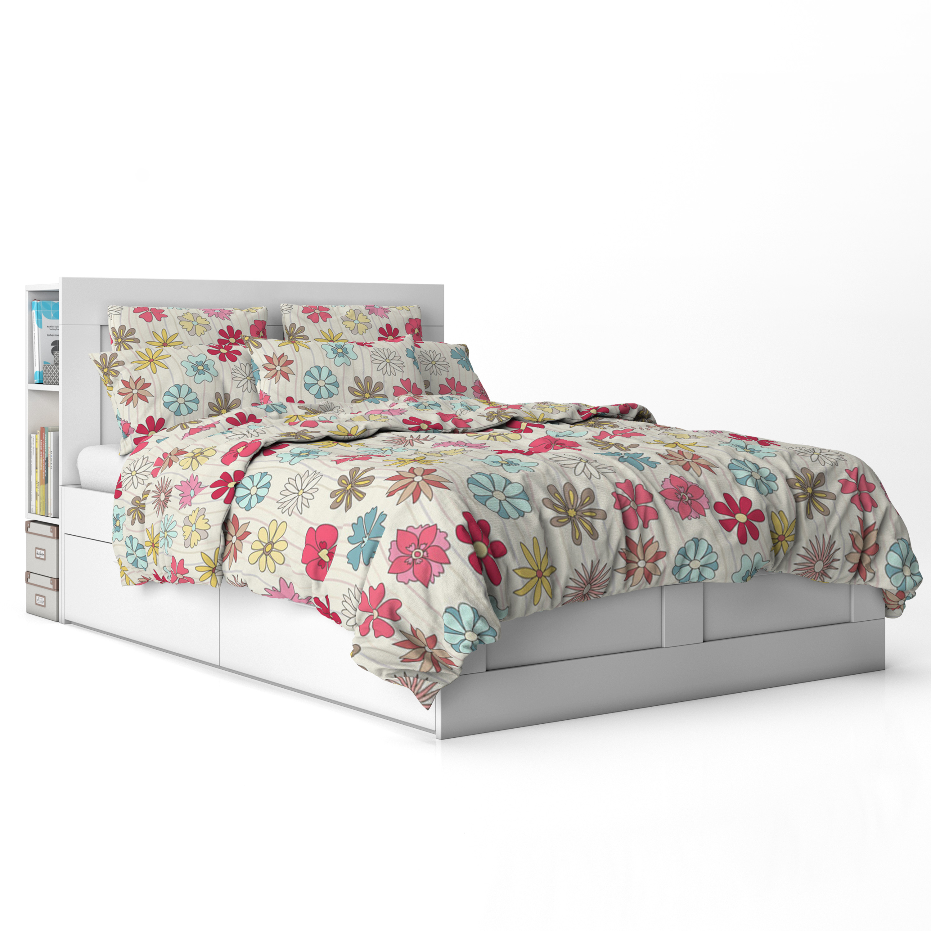 Hot sale fabric bed linen sheets wholesale bedding duvet cover set bed linen set pure linen bedding