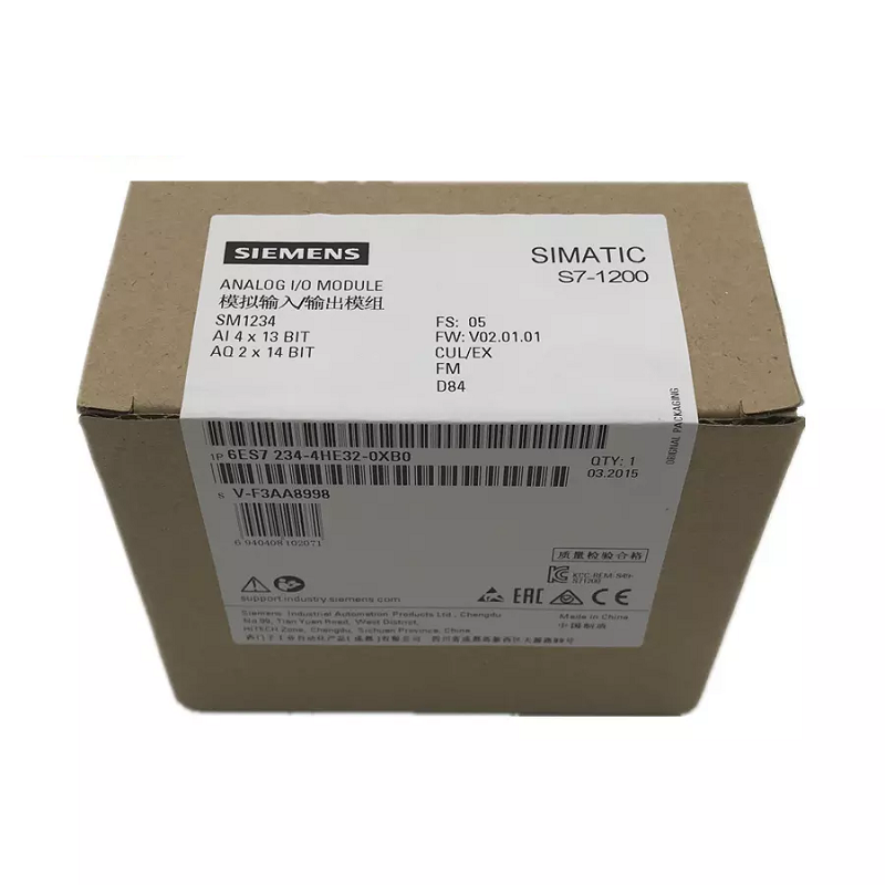 Оригинальный аналоговый модуль ввода-вывода Siemens PLC SIMATIC S7 1200 6ES7234-4HE32-0XB0