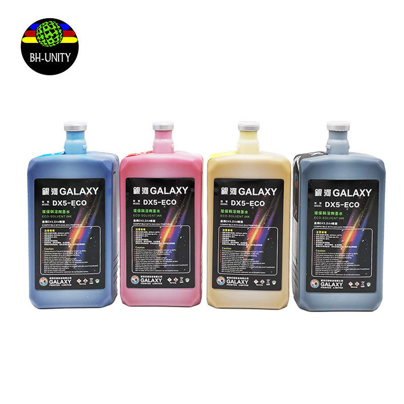 Высококачественные чернила ecosolvent, CMYK 1000 мл, эко-растворимые чернила для печатающей головки dx4 dx5 dx7 TX800 XP600