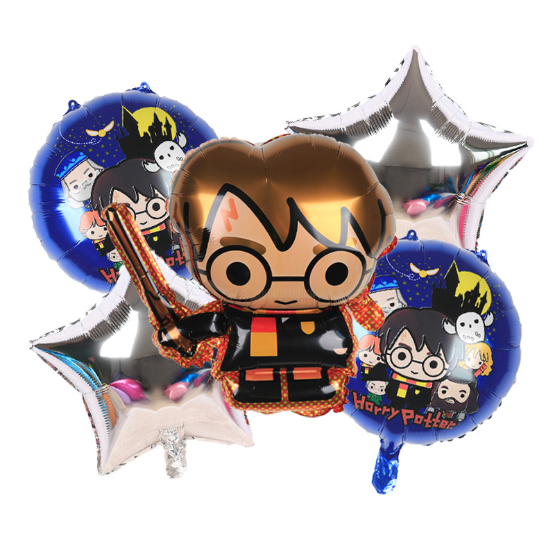 Harry Potter Magic Season Aluminum Film Balloon Sets Children's Happy Birthday Party Theme Scene Decoration Balloons Supplies