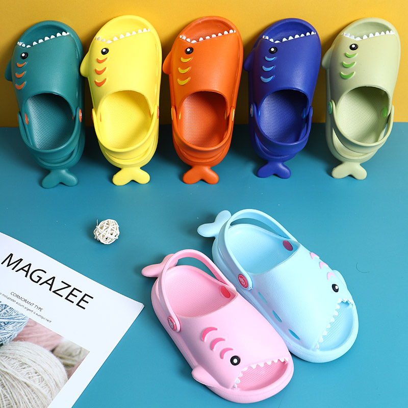 2021 new latest design summer cartoon pattern eva kids clog shoes