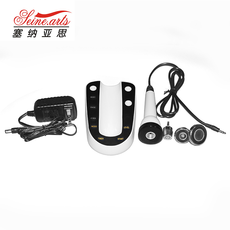 Portable Mini 3 In1 Rf Facial/Eyes/Body Probe Massages Beauty Device Radio Frequency System for Household Factory Price(LW-069)