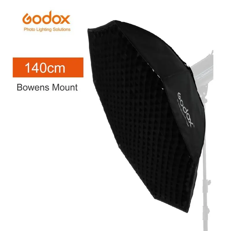 Godox 140cm Studio Octagon Honeycomb Grid Softbox Reflector softbox with Bowens Mount for Studio Strobe Flash Light