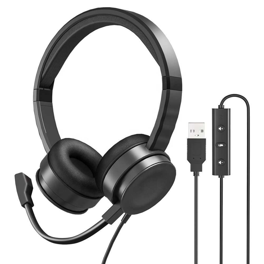 Гарнитура MAONO для офисного колл-центра, 3,5 мм, USB-гарнитура с шумоподавлением, микрофон для бизнес-центра