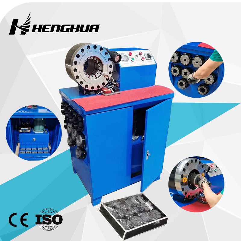 DSG250 Sae 100 r14 шланг из ПТФЭ с резиновой трубкой из нержавеющей стали гидравлический шланг ОБЖИМНАЯ машина шланг пресс обжимной инструмент машина