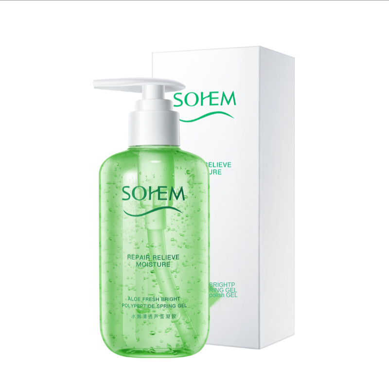 Big Capacity Moisture And Clear Brighten Firm And Remove Acne Natural Aloe Vera Gel 200ml