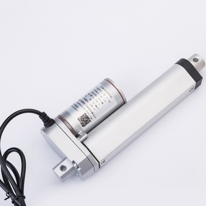 12v DC 600mm 90mm/s load 750N electric high-speed motor linear actuator for robot