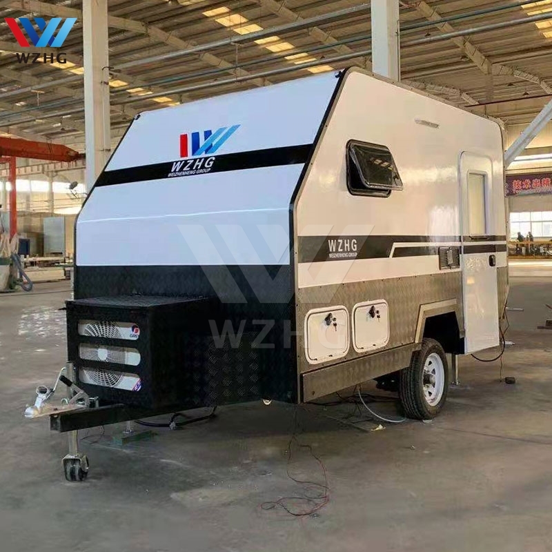 Седельно-мини camper overlanding небольшой капли РВ кемпинговые караван туристский прицеп