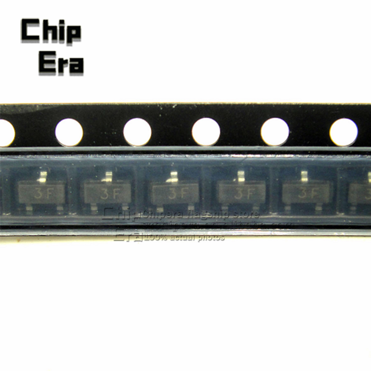 100 шт. BC857B BC857 SOT23 сот SMD СОТ-23 SOT23-3 3F транзистор новый оригинал