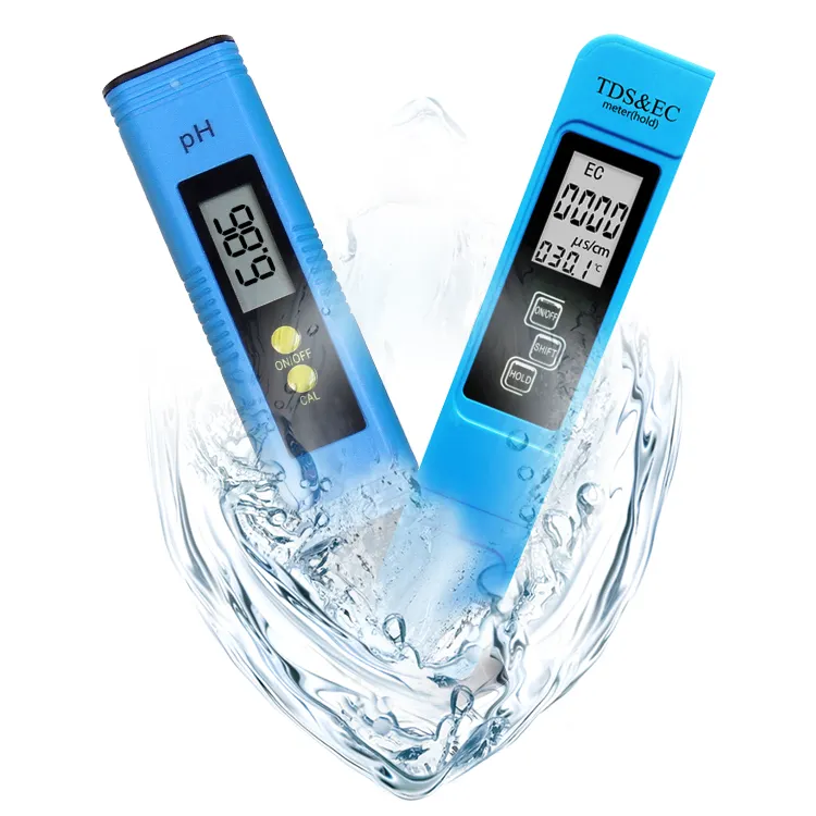 Water Quality Purity Monitoring Tester Digital TDS / EC / PH / TEMP Meter as One Set