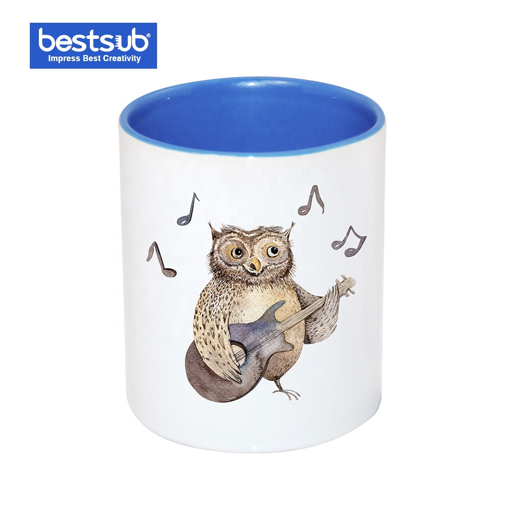 Заказной Ceramics11oz синий карандаш держатель (BT11-BL)