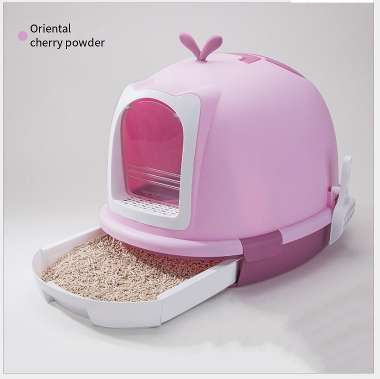 oversized deodorant splash-proof cat litter box